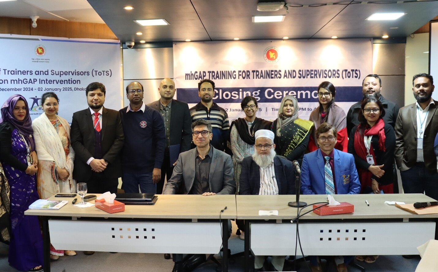 mhGAP Training of Trainers (ToT) Program in Collaboration with WHO, DGHS, and NIMH